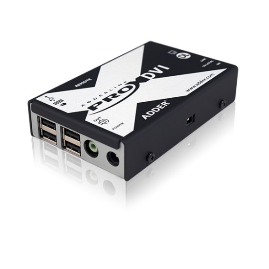AdderLink X-DVIPRO-DL Dual Link DVI KVMA and Transparent USB 50M Extender over Single CATx Cable
